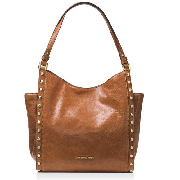 Michael Kors Handbags - NWOT Michael Kors Newbury Studded Leather Tote